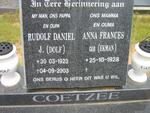 COETZEE Rudolf Daniel J. 1923-2003 & Anna Frances EKMAN 1928-