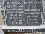 LAUBSCHER Nicholas Johannes 1890-1978 & Anna Grace STOTT 1890-1986