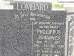 LOMBARD Phillippus Johannes 1917-1959