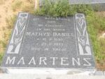 MAARTENS Mathys Daniel 1893-1973