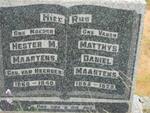 MAARTENS Matthys Daniel 1855-1929 & Hester M. VAN HEERDEN 1860-1940