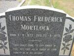 MORTLOCK Thomas Frederick 1877-1973