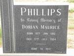 PHILLIPS Dorian Maurice 1910-1984