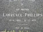 PHILLIPS Lawrence 1893-1975