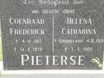 PIETERSE Coenraad Frederick 1913-1979 & Helena Catharina GROBBELAAR 1919-1980