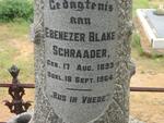SCHRAADER Ebenezer Blake 1893-1964