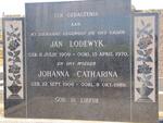 LODEWYK Jan 1909-1970 & Johanna Catharina 1906-1989