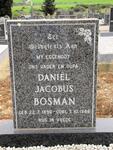 BOSMAN Daniel Jacobus 1896-1986