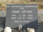 LOTTER Esme 1955-2205