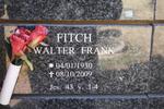 FITCH Walter Frank 1930-2009