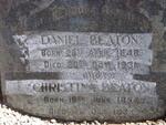BEATON Daniel 1848-1931 & Christina 1854-1935