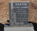 RAATHS Petrus Johannes 1912-1981
