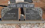 MERWE Gert Pieter, van der 1916-1981 & Magdalena M.E. LOURENS 1923-1978