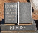 KRAUSE Benjamin 1914-1979