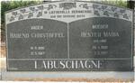 LABUSCHAGNE Barend Christoffel 1896-1967 & Hester Maria LINDE 1898-1987
