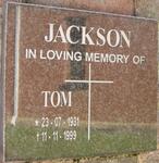 JACKSON Tom 1931-1999