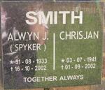 SMITH Alwyn J 1933-2002 :: SMITH Chrisjan 1941-2002