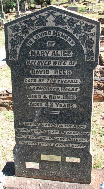 REES Mary Alice -1918