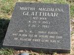 GLATTHAAR Martha Magdalena nee HOEK 1903-1987