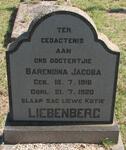 LIEBENBERG Barendina Jacoba 1916-1920