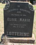 LOTTERING Elsie Maria 1879-1953