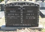 HARTZENBERG Jan F.P. 1922-1986 & Hettie M.G. de JAGER 1925-1968