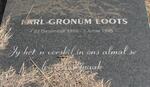 LOOTS Karl Gronum 1918-1995