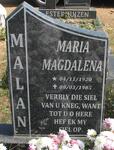 MALAN Maria Magdalena 1920-1985