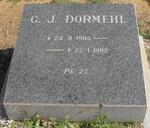 DORMEHL G.J. 1903-1992