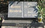 DURAAN Renier Hendrik 1914-1997