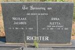 RICHTER Nicolaas Jacobus 1911-1983 & Anna Aletta VAN STADEN 1912-1983