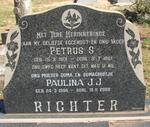 RICHTER Petrus S. 1901-1961 & Paulina J.J. 1904-2000