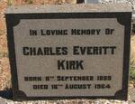 KIRK Charles Everitt 1889-1964