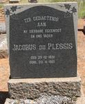 PLESSIS Jacobus, du 1891-1961