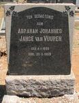 VUUREN Abraham Johannes, Janse van 1893-1959