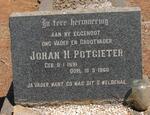 POTGIETER Johan H. 1891-1966