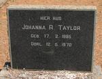 TAYLOR Johanna R. 1885-1970