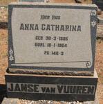 VUUREN Anna Catharina, Janse van 1885-1964  