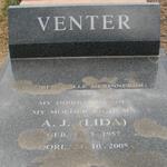 VENTER A.J. 1957-2005