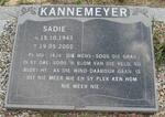 KANNEMEYER Sadie 1943-2002