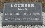 LOUBSER Ella 1913-2005