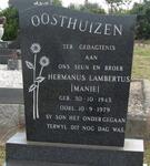 OOSTHUIZEN Hermanus Lambertus 1943-1979