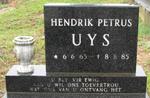 UYS Hendrik Petrus 1965-1985