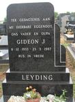 LEYDING Gideon J. 1933-1987