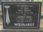 WOLFAARDT Jacobus 1898-1980 & Dina 1911-1979