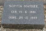 MATTHEE Sophia 1881-1977