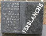 TERBLANCHE Jan M. 1914-1977