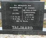 TALJAARD Christoffel Jacobus 1911-1987 & Jacoba 1914-1966