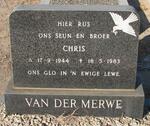 MERWE Chris, van der 1944-1983