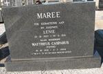 MAREE Mattheus Casparus 1921-2004 & Lenie 1927-1971